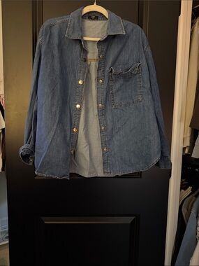 Mavi Denim Shirt in Light Blue